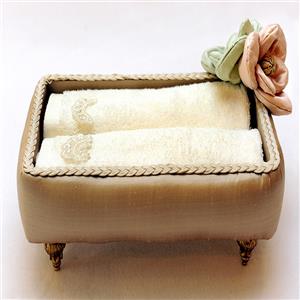 Şeritli Çiçekli Set