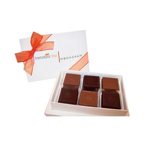 250 gr lık Logolu Kutuda Madlen Çikolata