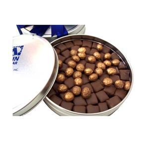 Metal Kutuda Çikolatalı Lokum